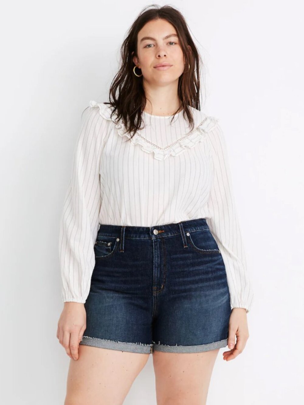 Madewell curvy high rise denim shorts
